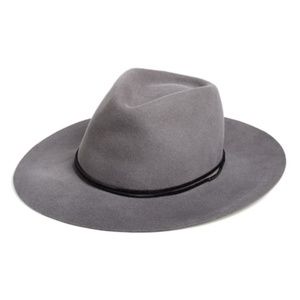 Rag & Bone Range Felt Brimmed Hat Unisex in Gray size Large 58cm